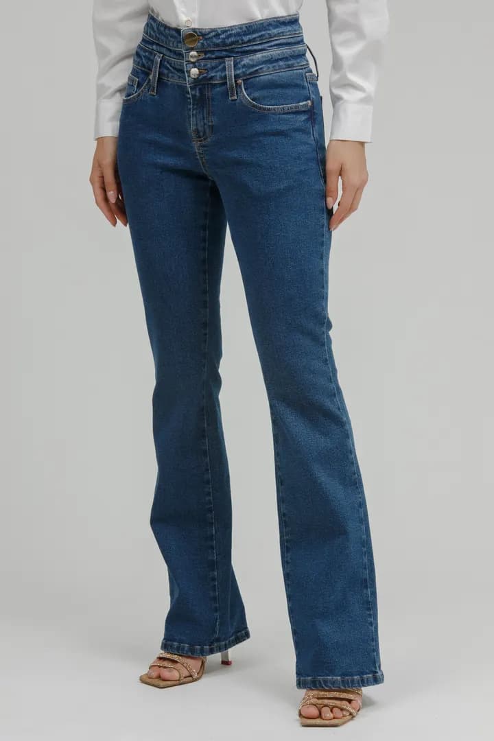 CALCA FEMININA JEANS SOFIA FLARE 86